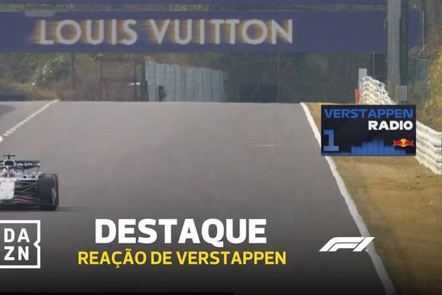 A reação 'esganiçada' de Verstappen após conquistar a pole position