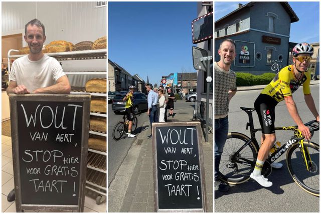 Wout van Aert levou para casa 36 'eclairs' durante um treino da Volta à Flandres