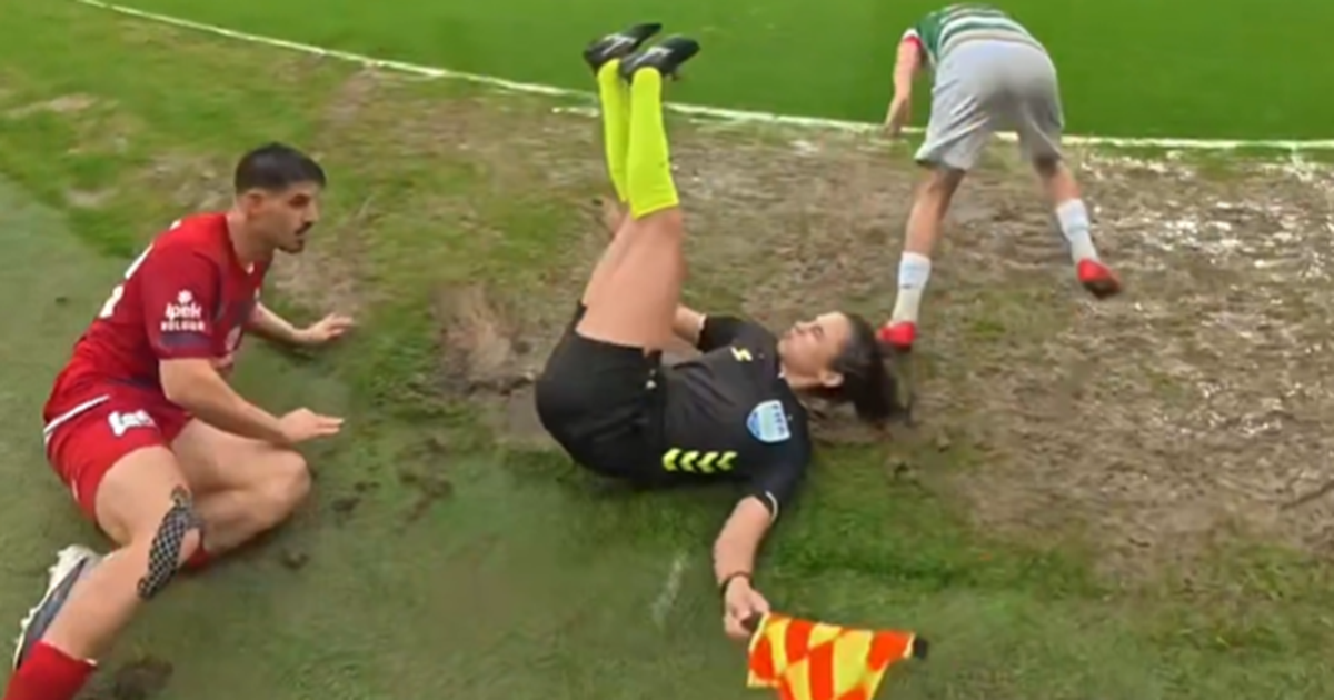 Jogador rasteira árbitra e a reação dá que falar (vídeo)