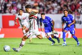Calleri começou a construir a vitória do São Paulo sobre o Cruzeiro com a conversão de um penálti