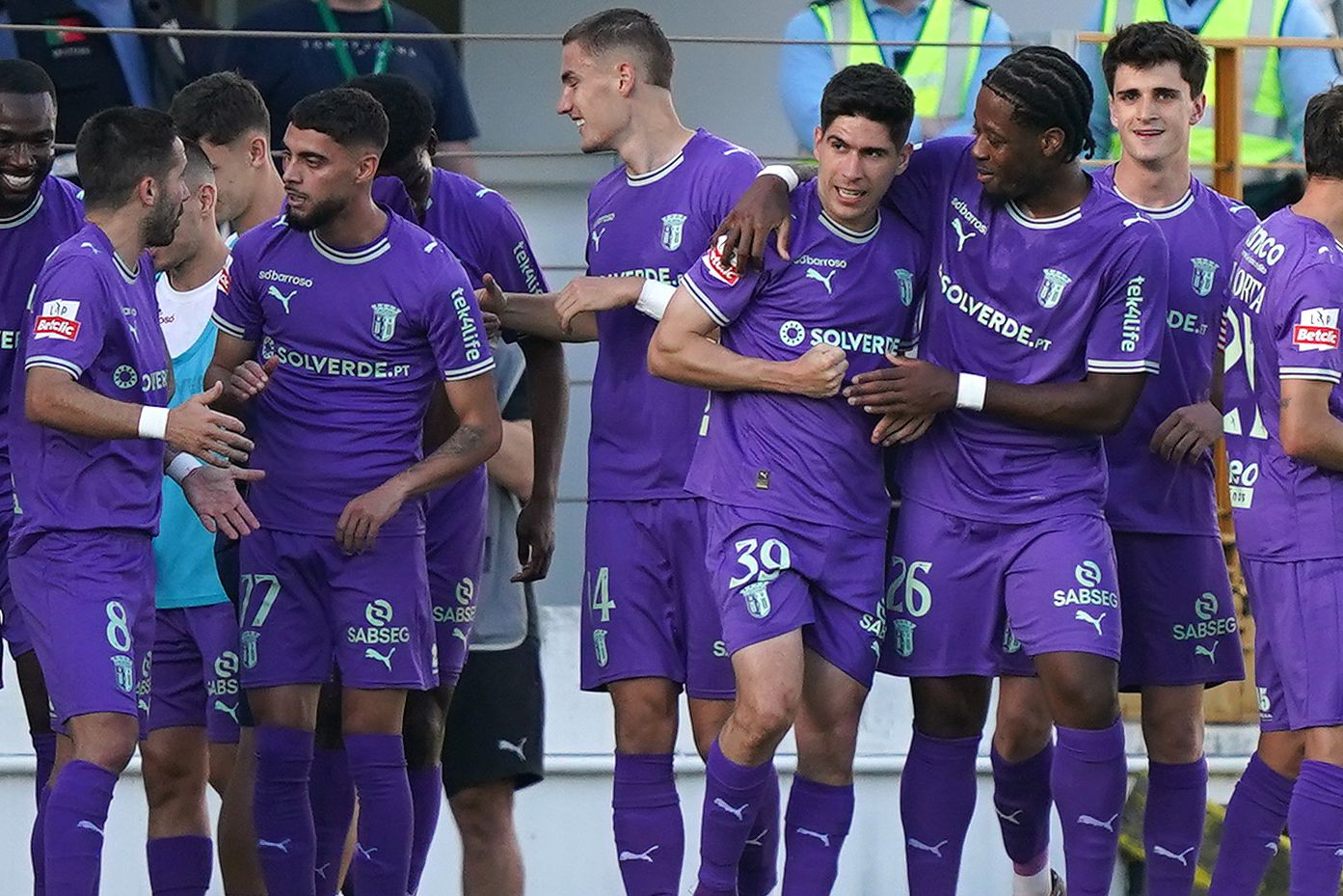 Camisola 39 teve tarde de celebração com o Moreirense e está pronto para o confronto europeu — Foto: Hugo Delgado/LUSA