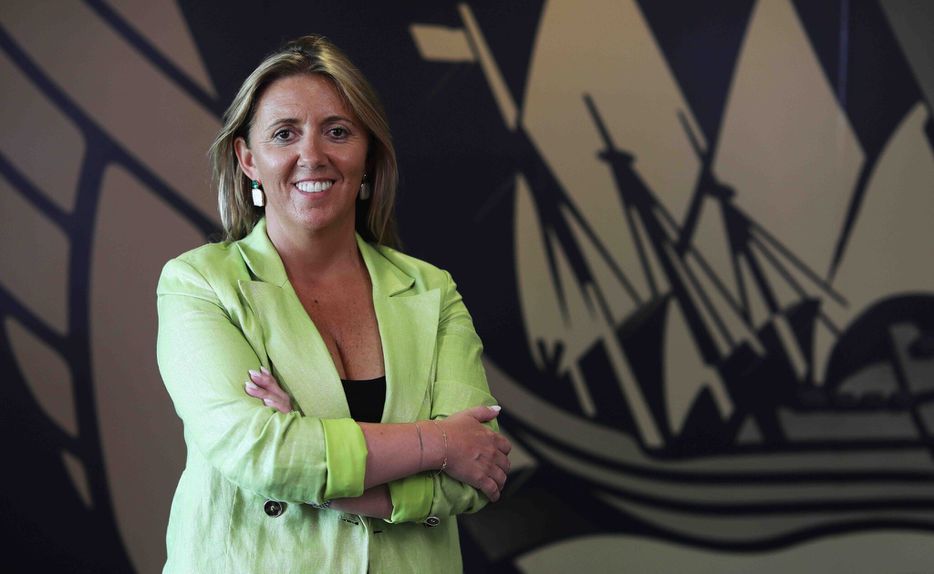 Alexandrina Cruz dirige-se aos adeptos - Foto: Rio Ave FC