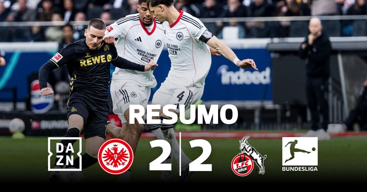 Três golos em cinco minutos no Frankfurt-Colónia e drama no final (resumo)