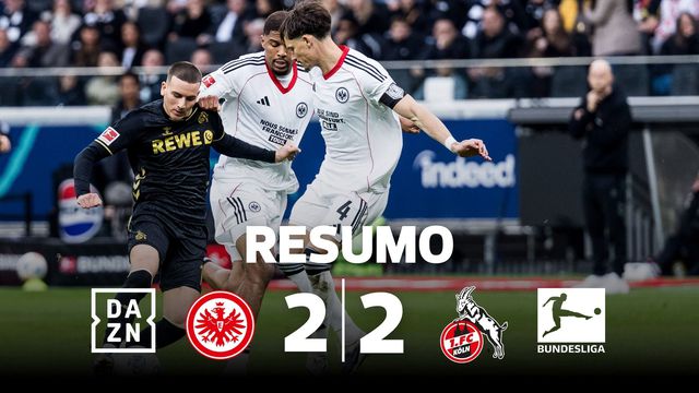 Três golos em cinco minutos no Frankfurt-Colónia e drama no final (resumo)