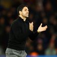 Arteta quer reação do Arsenal frente ao Sporting