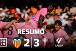 'Remontada' do Celta de Vigo em Valência (resumo)