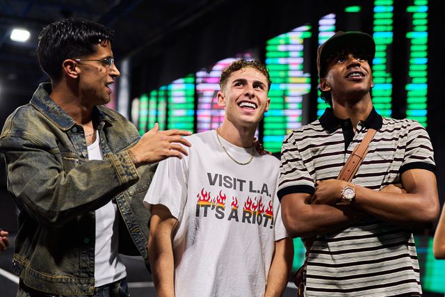 João Cancelo, Fermín López e Lamine Yamal - Foto: Kings League