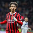 João Félix a representar o Milan