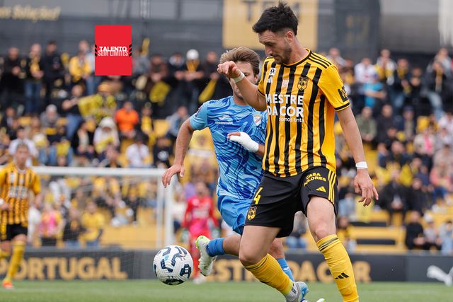 Gigante defesa-central é um dos grandes destaques do sucesso alcançado pelos aveirenses (Foto: Lusitânia de Lourosa)