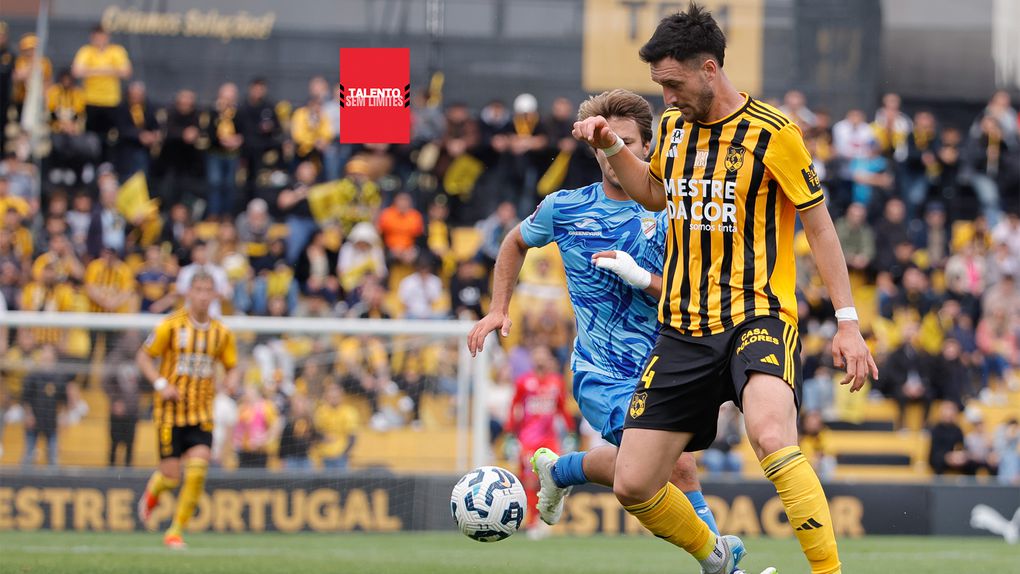 Gigante defesa-central é um dos grandes destaques do sucesso alcançado pelos aveirenses (Foto: Lusitânia de Lourosa)