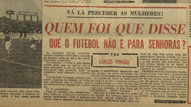 Neste dia em 1957: mulheres «estranjeiras» a  jogar futebol durante o Estado Novo