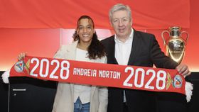 Benfica: Andreia Norton renova até 2028
