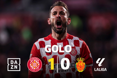 Por isto é que Stuani já é uma lenda do Girona (vídeo)