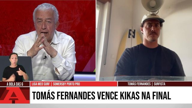 Tomás Fernandes fala da relação com o mar e da «onda perfeita»