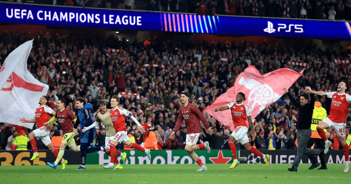 20 anos depois, Arsenal está de volta à final da Liga dos Campeões