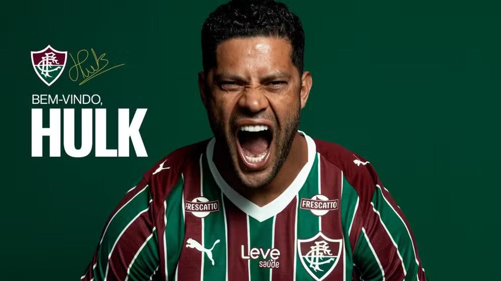 Hulk é jogador do Fluminense. Foto: Fluminense