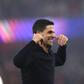 Primeiras palavras de Arteta depois de o Arsenal vencer a Premier League e um recado de Wenger