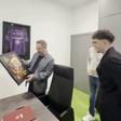 Pietuszewski visitou o antigo clube e levou uma camisola do FC Porto