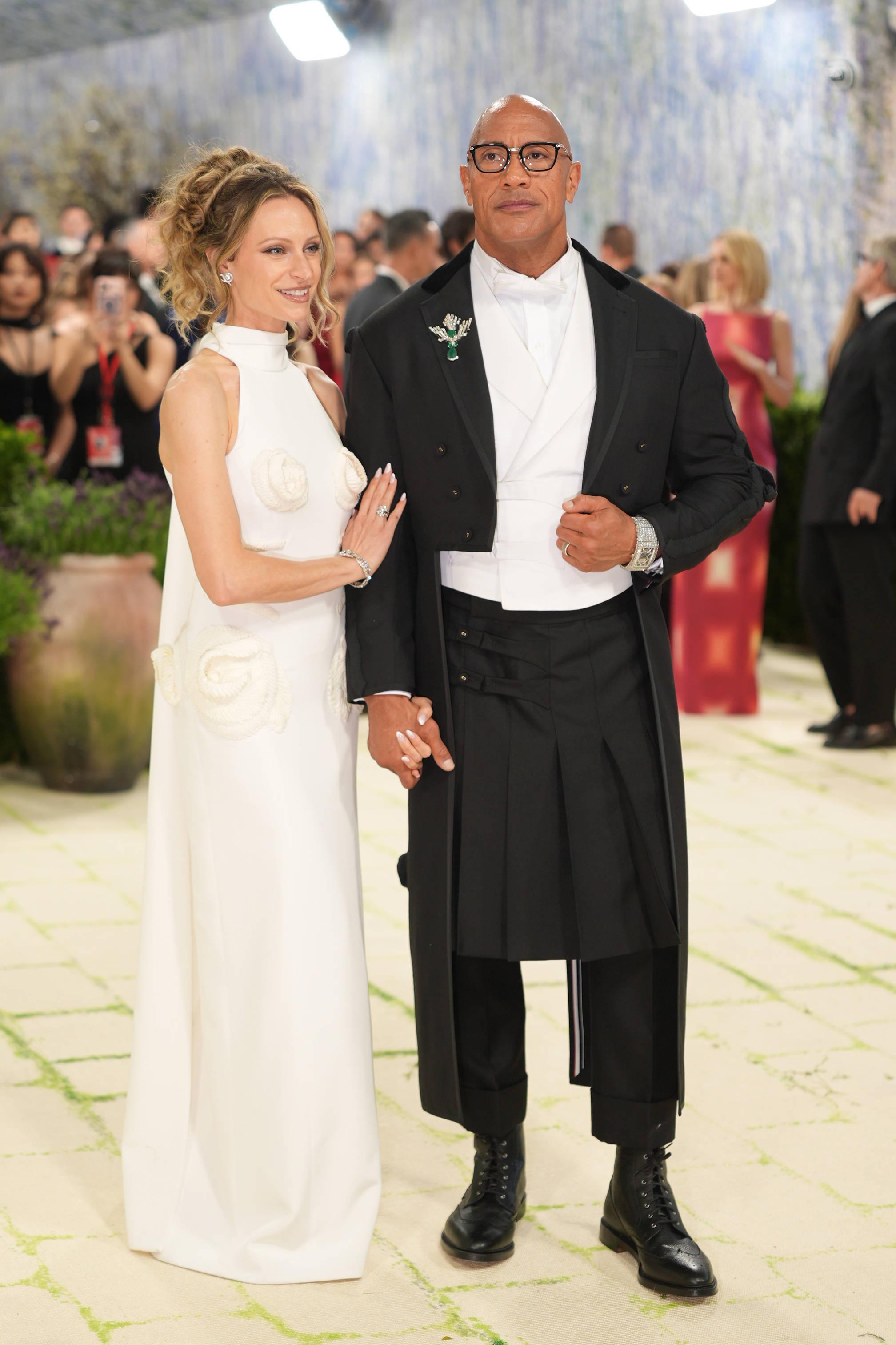 The Rock Dwayne Johnson na Met Gala  - foto: Imago