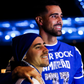 Vasco Sousa com Diogo Costa na festa do título dos dragões - Foto: FC PORTO