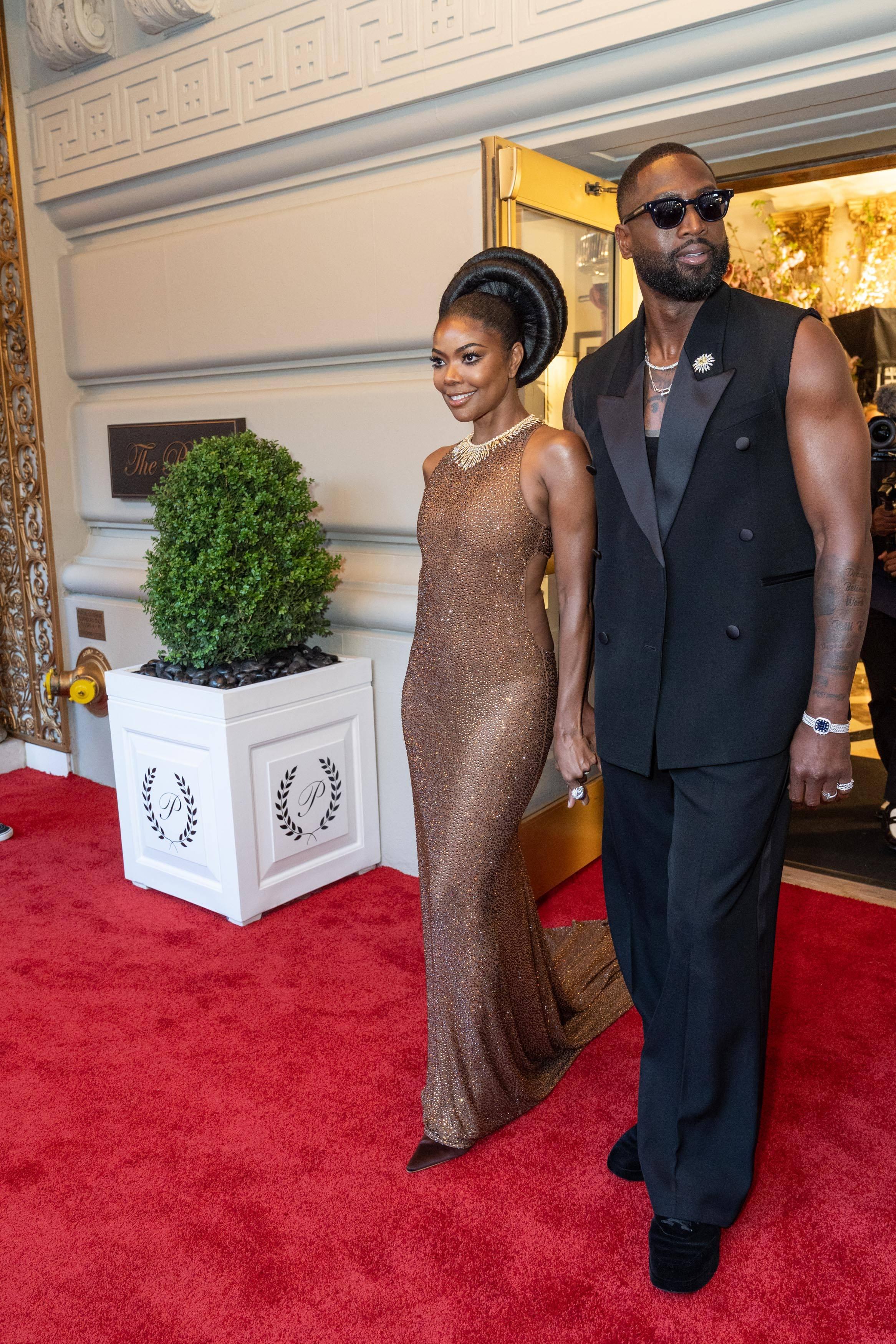 Gabrielle Union e Dwayne Wade na Met Gala  - foto: Imago