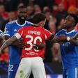 Rudiger acusado de dar bofetada a ex-Benfica