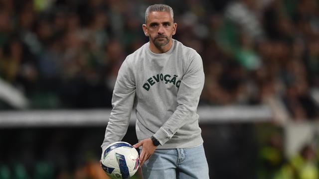 O treinador leonino, Rui Borges, tem a planificação da pré-época pendente da entrada direta na fase de liga da Champions ou da necessidade de jogar eliminatórias - Foto: MIGUEL NUNES
