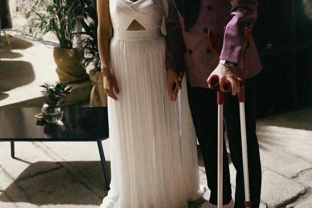 Isco casou-se... de muletas