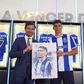Líder azul e branco não escondeu a sua felicidade por ter garantido a contratação do médio espanhol (Foto: FC Porto)