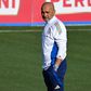 Luciano Spalletti, selecionador de Itália, no último treino antes do jogo desta sexta-feira, 6 de junho, em casa da Noruega a contar para a qualificação do Mundial-2026