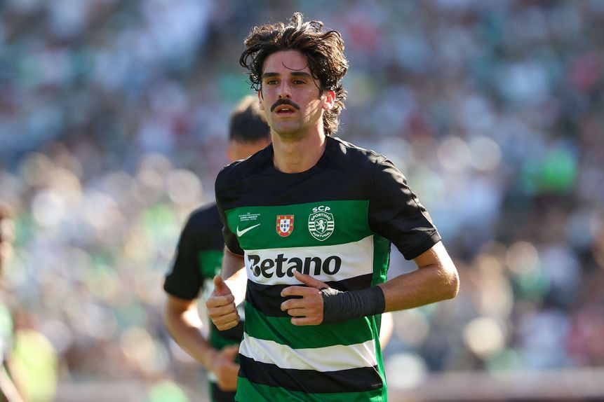 Francisco Trincão durante a final da Taça de Portugal, que sorriu ao Sporting — 3-1 sobre o Benfica