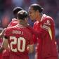 Virgil van Dijk era o capitão de Diogo Jota no Liverpool