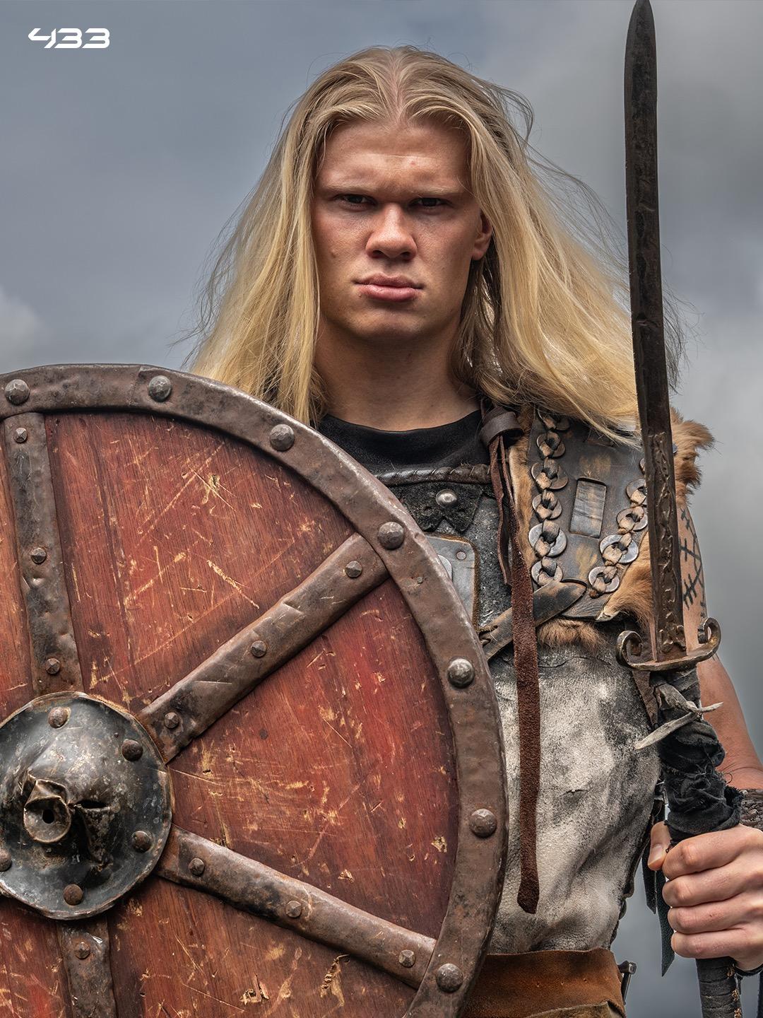 Haaland em modo viking promete liderar a Noruega no Mundial - Foto: David Yarrow