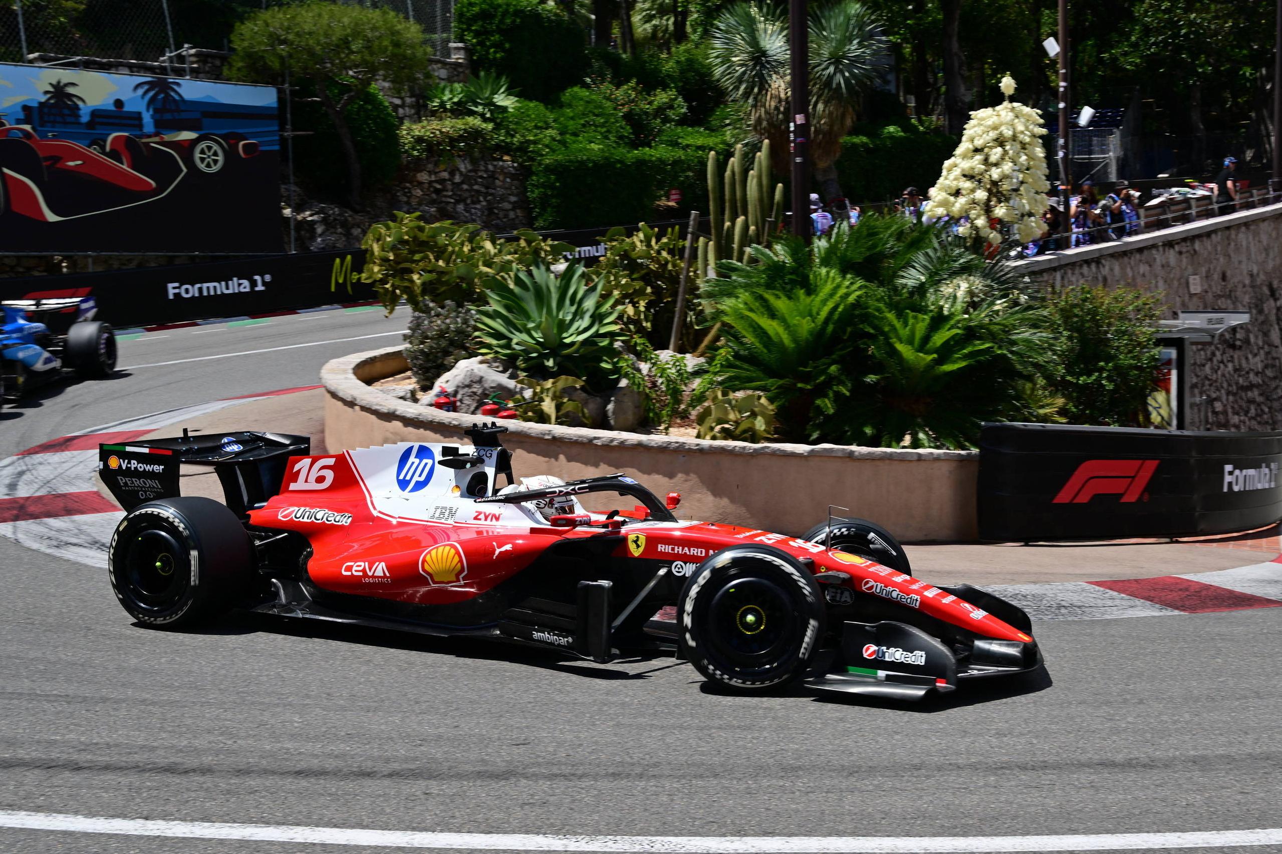 Charles Leclerc foi o mais rápido no Mónaco, onde reside. IMAGO