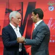 José Mourinho e Rui Costa quando o técnico assinou pelo Benfica - Foto: José Sena Goulão/Lusa