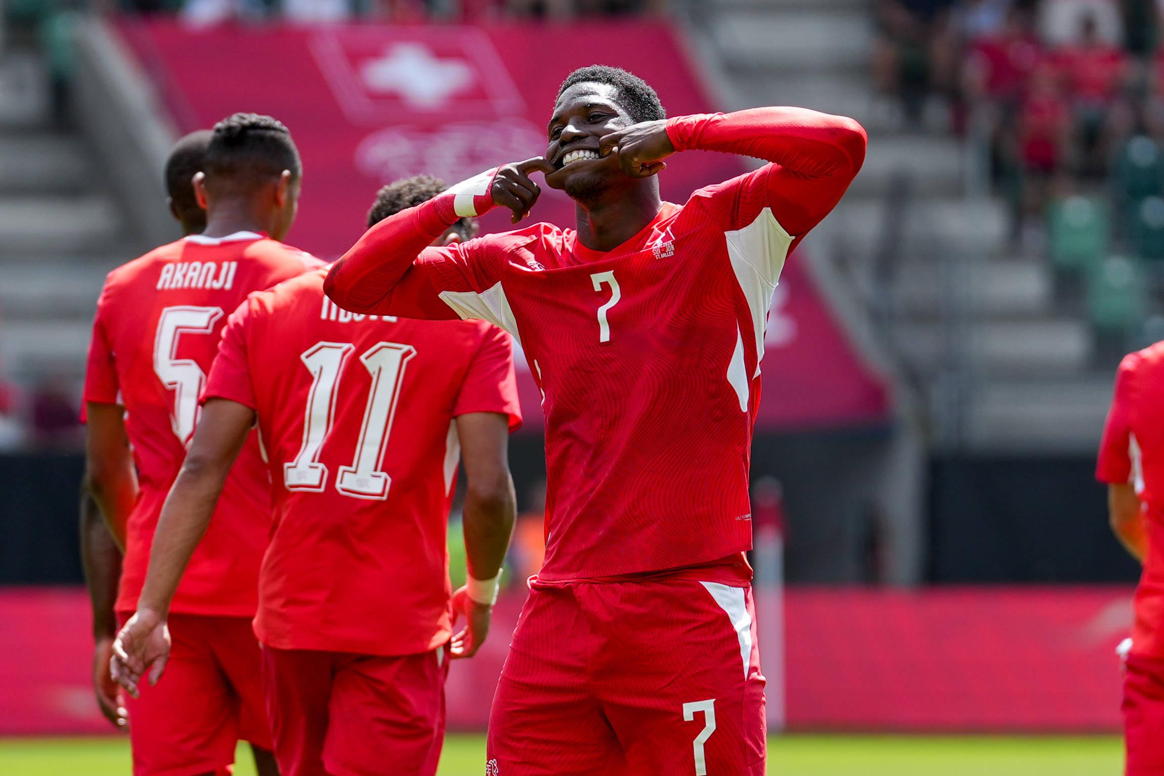 Breel Embolo, avançado suíço do Rennes, de 29 anos