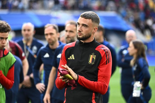 Debast a agradecer o apoio dos adeptos, após derrota da Bélgica com a Ucrânia, por 1-3