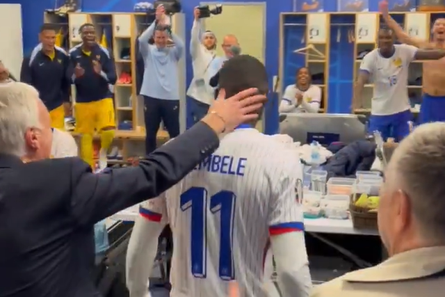 Assim celebraram os jogadores da França a passagem à meia-final