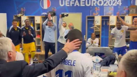 Assim celebraram os jogadores da França a passagem à meia-final