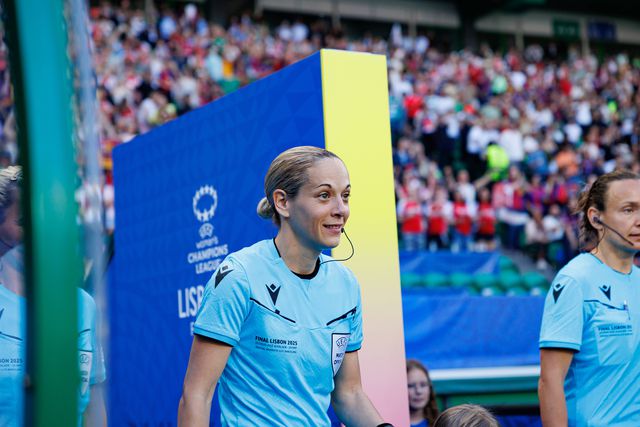 Ivana Martincic apitou a final da Liga dos Campeões entre Arsenal e Barcelona, que se realizou no Estádio José Alvalade, em Lisboa