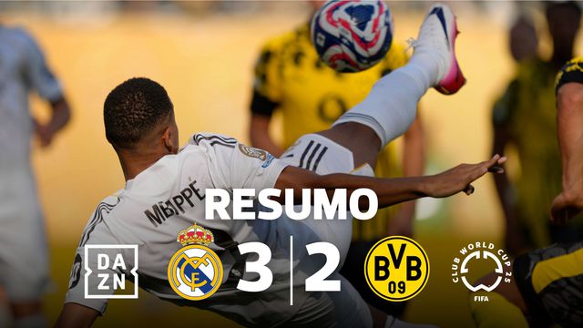 Real Madrid arriscou, mas petiscou contra o Borussia Dortmund (resumo)