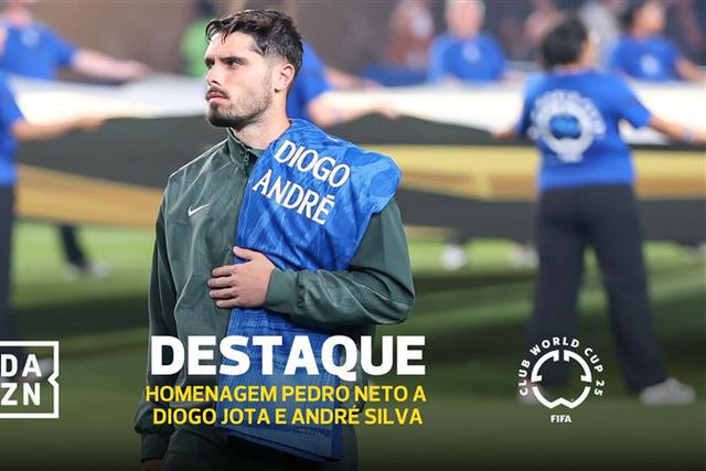Junto ao peito: homenagem de Pedro Neto a Diogo Jota e André