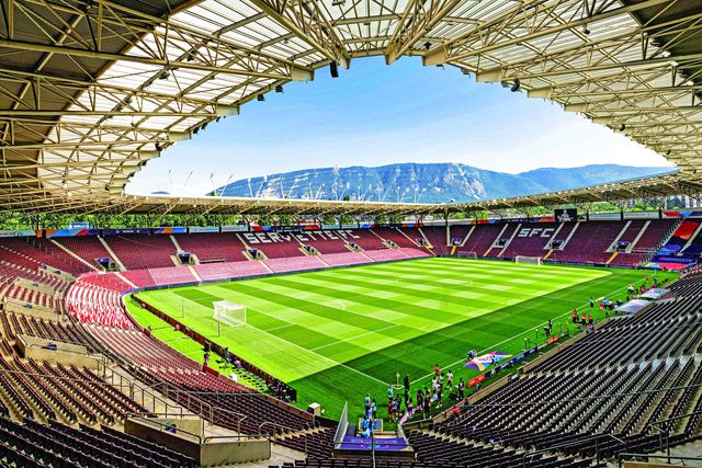 Estádio de Genebra, casa onde joga o Servette, tem lotação de 26.750 lugares para os jogos do Europeu