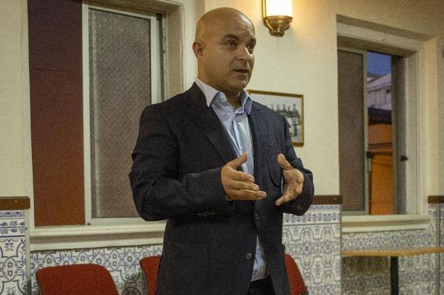 Alexandre Santos, presidente do Sacavenense (Foto: SGS)