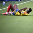 Jhon Córdoba lesionou-se frente ao Gana, nos avos de final do Campeonato do Mundo