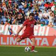Gustavo Sá durante o jogo dos sub-21 com a Irlanda do Norte
