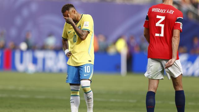 Neymar desolado após eliminação do Brasil no Mundial 2026