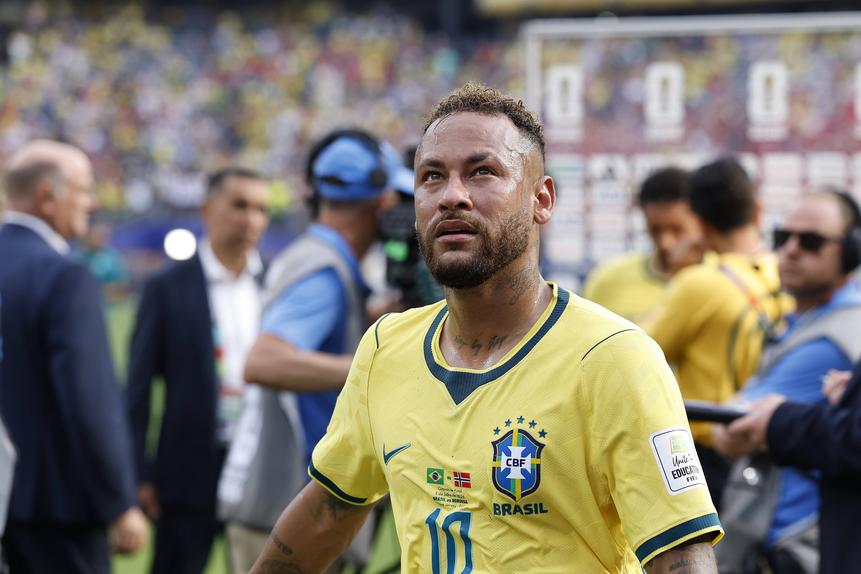 Neymar desolado após eliminação do Brasil no Mundial 2026