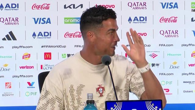 «Calma...»: momento de Ronaldo em conferência arranca gargalhadas