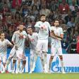 O golaço de livre direto de Ronaldo à Espanha (IMAGO)